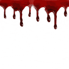 Blood Dripping Blood Dripping On Wall
