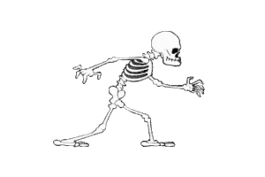 Skeleton Multiplying Animation Showing Skeletons Multiplying