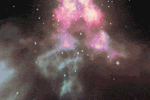 Universe Smoke Animation Of Molecular Cloud