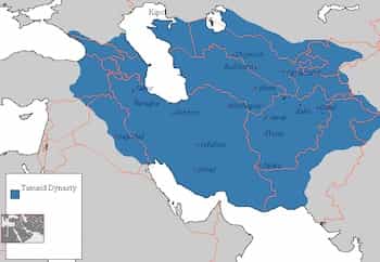 Timurid Dynasty Map Of Timurid Empire