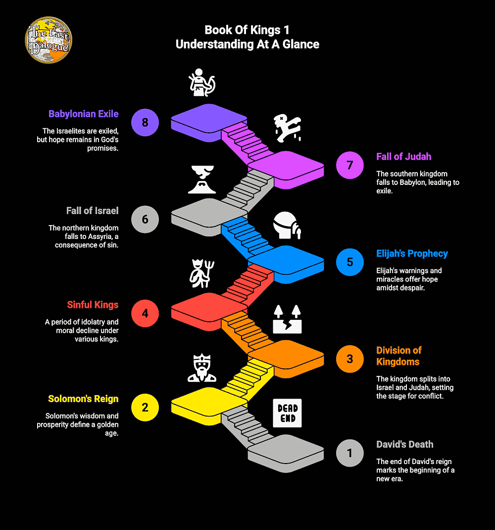 Infographic Showing Book Of Kings 1 Understanding At A Glance