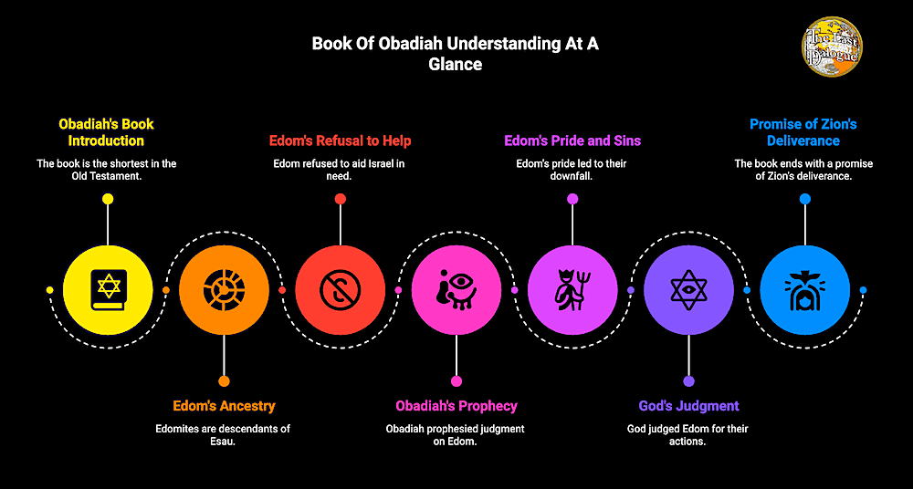 Infographic Showing Book Of Obadiah Understanding At A Glance