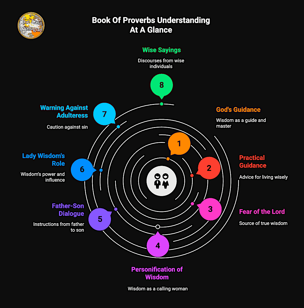 Infographic Showing Book Of Proverbs Understanding At A Glance