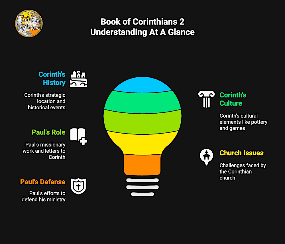 Infographic Showing Book Of Corinthians 2 Understanding At A Glance