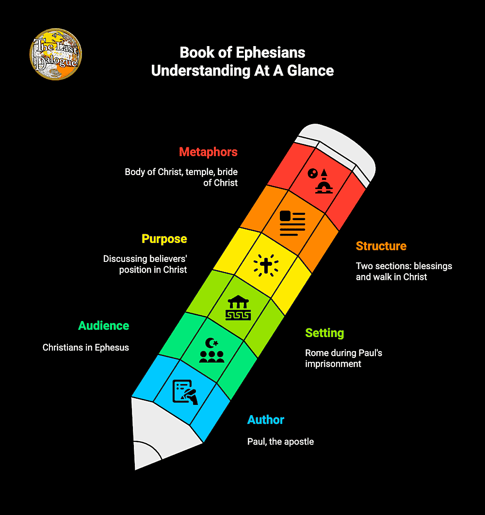Infographic Showing Book Of Ephesians Understanding At A Glance