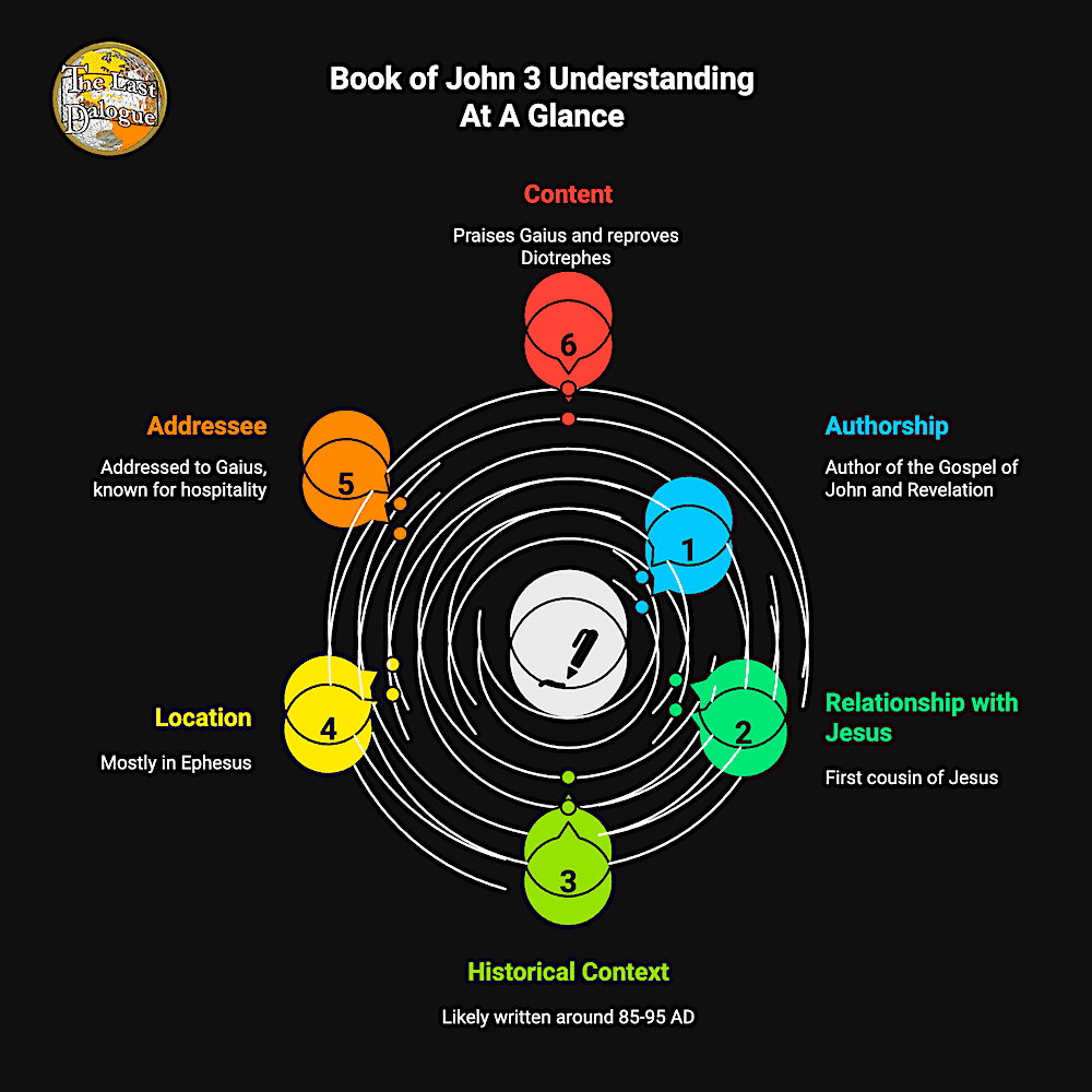 Book of John 3 Topics Summary Infographic Showing Book Of John 3 Understanding At A Glance