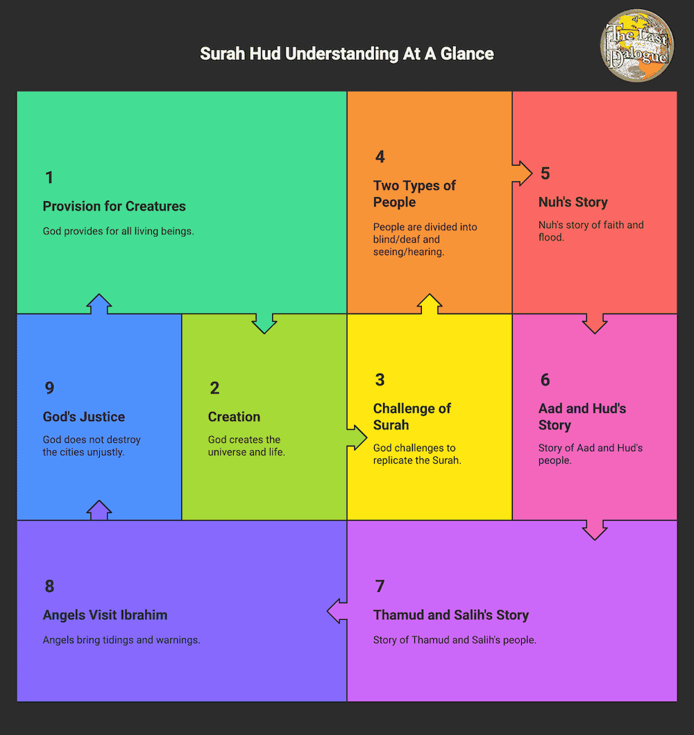 Infographic Showing Surah Hud Understanding At A Glance