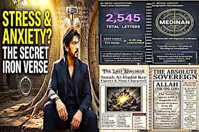 Surah Hadid Visual Guide 2 Image showing Man & Books
